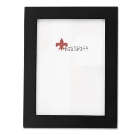 Lawrence Frames Black Wood 8x10 Picture Frame LA328105